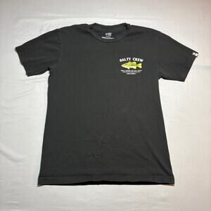 Salty crew black fish t shirt